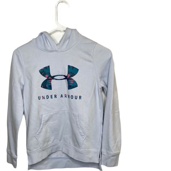 Under Armour Girls Jacket Printed Treetop Ski Snowboard Parka sz YLG multicolor - Picture 1 of 10